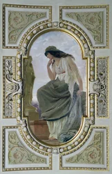 Allegorische Figur der Mythologie, 1890 (Deckenmalerei)